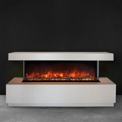 Modern Flames Landscape Pro Multi 120” Linear Multi-Sided Fireplace, Electric wLOGS