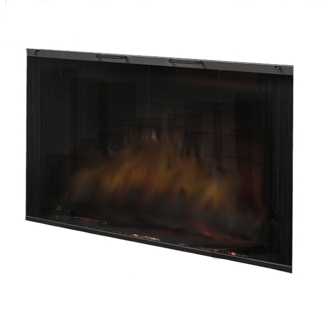 Dimplex 39” Black Single Pane Tamperproof Door for BF39 Fireplaces (BFGLASS39BLK)