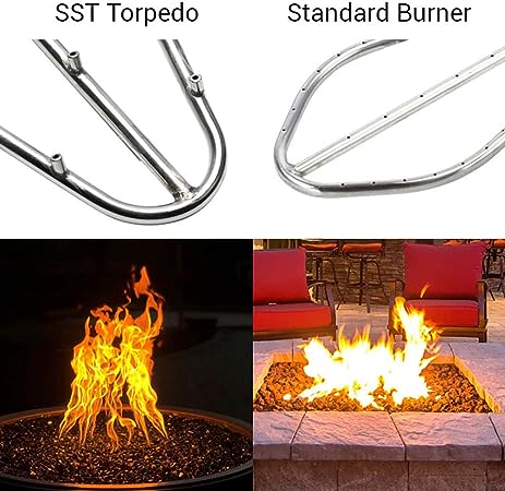 36 X 14 H Style Pan Burner, Ss Outdoor