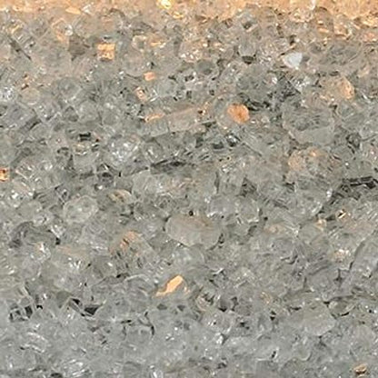 Empire Comfort Systems 14 Clear Frost Crushed Glass, Approx. 1 sq. ft. (DG1CLF)