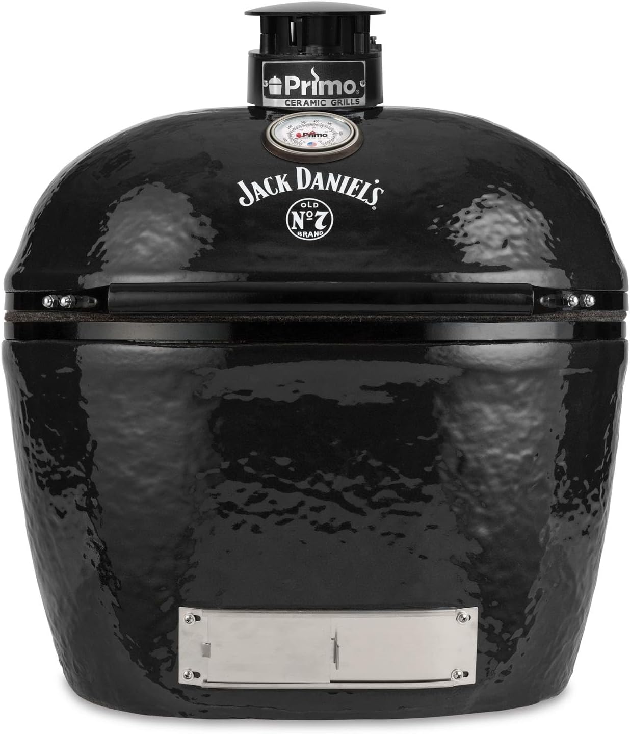 Primo Jack Daniels Edition Oval XL 400 Ceramic Kamado Grill With Stainless Steel Grates - PGCXLHJ