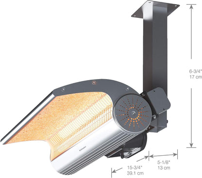 Dimplex DSH Series 24 2000W and 240V Infrared IndoorOutdoor Heater, Electric (DSH20W)