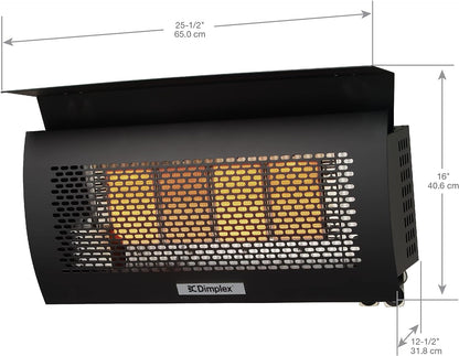 Wall Mounted Ng Gas Radiant Heater 32k Btu