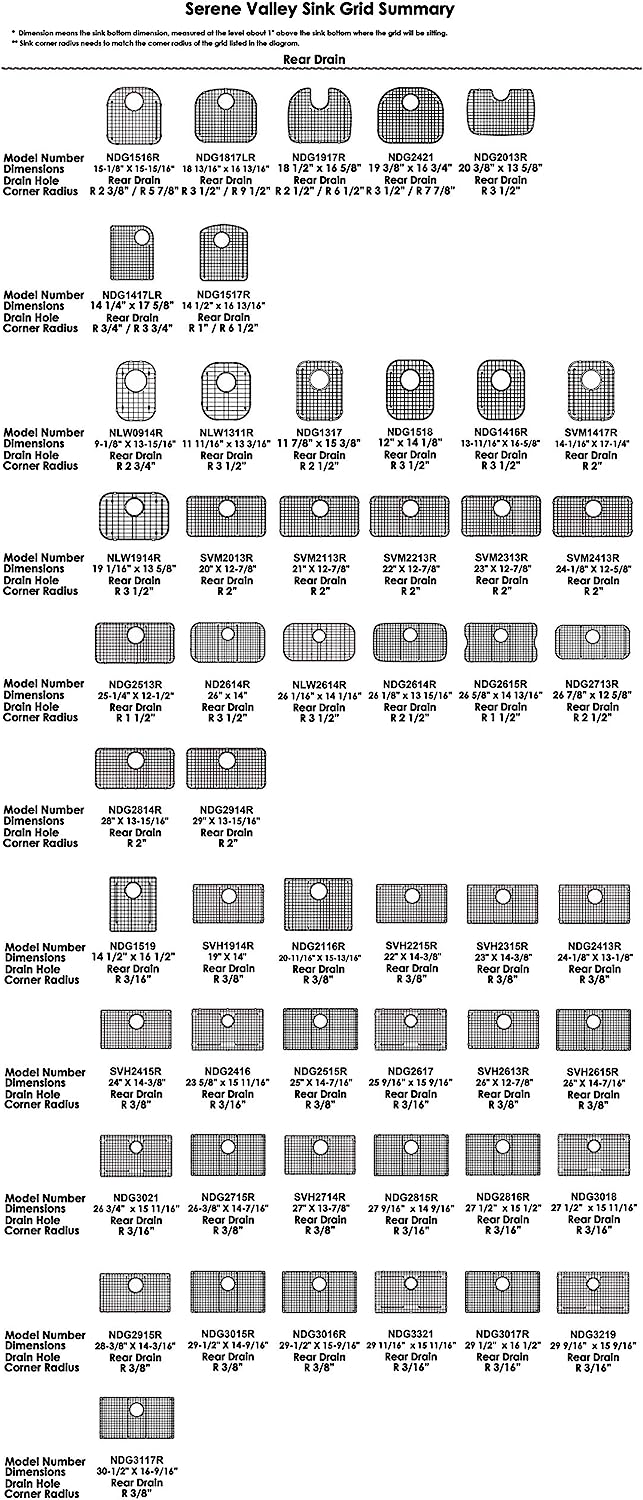 18x12 Stainless Grids (C) - 2 Pack