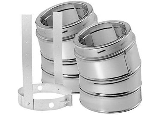 8x30 Elbow (Pair) Duratech (2) Elbows & (1) Strap (9666gakit)