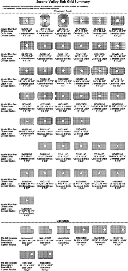 18x12 Stainless Grids (C) - 2 Pack