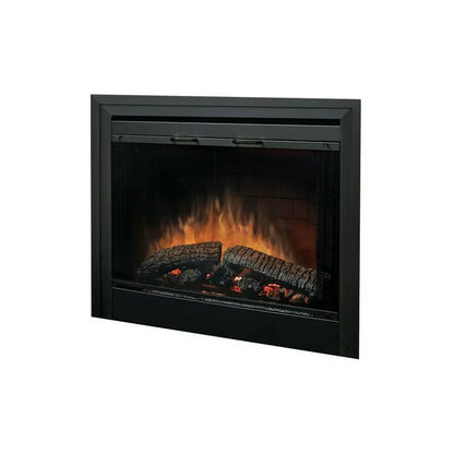 Dimplex 39” Black Single Pane Tamperproof Door for BF39 Fireplaces (BFGLASS39BLK)