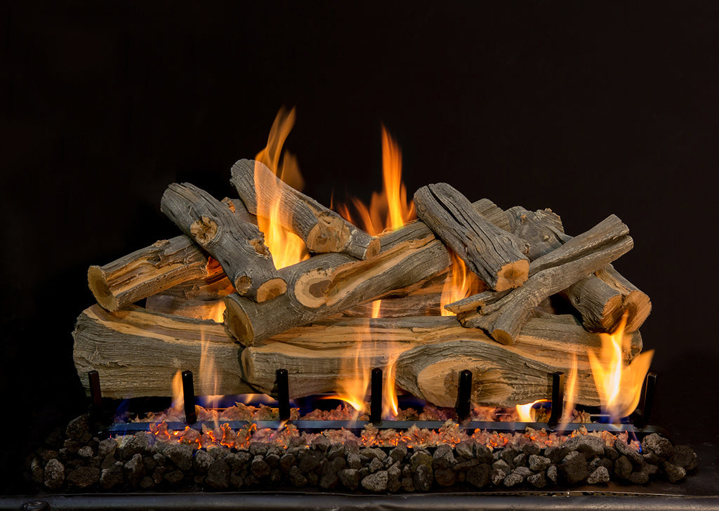 Grand Canyon Gas Logs Arizona Juniper 36 See-Through 10 Piece Gas Log Set