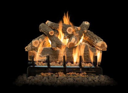 Grand Canyon Gas Logs Arizona Weathered Oak 24" See-Through 8 Piece Gas Log Set