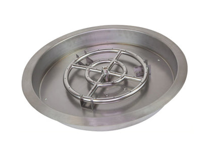 Athena 19 Stainless Steel Drop-In Round Pan with 12 Burner (DIP-RD-19)