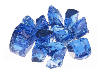 Athena Fireglass 1/2" Poseidon Blue Reflective Glass Media (Per Pound) (RFG-10-PB)