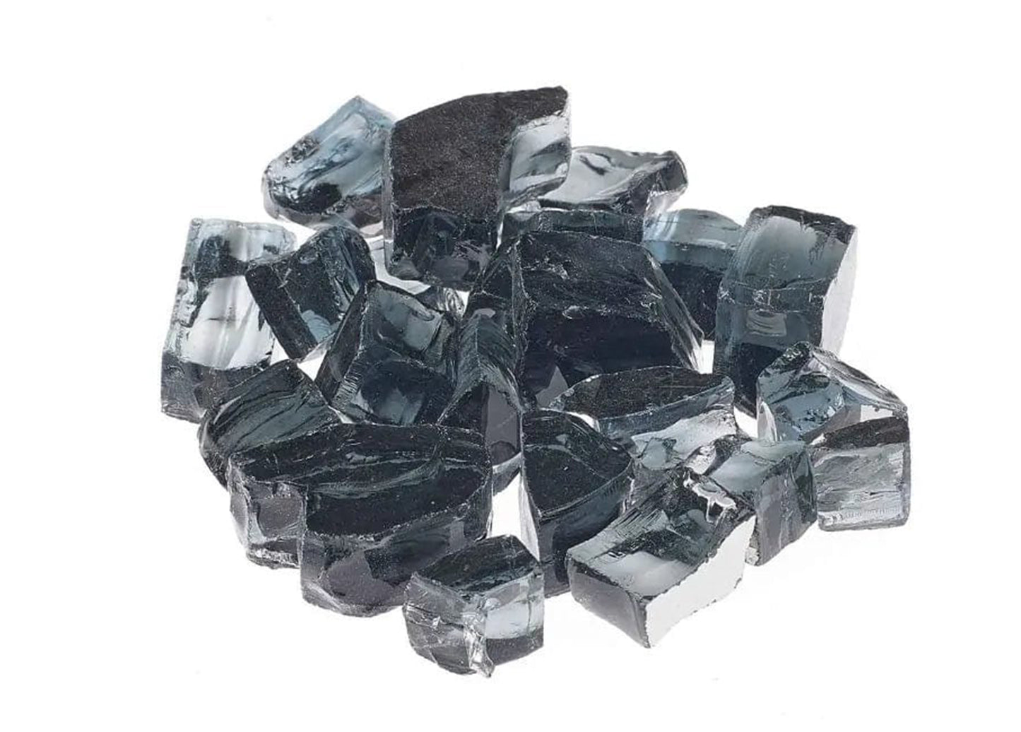 Athena Fireglass 1/2" Vesper Black Reflective Glass Media (Per Pound) (RFG-10-VB)