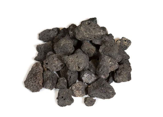 Black Volcanic Rock - 10 Lb Bag (Ranges From 5/8" To 1 1/2")