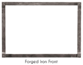 Front, Forged Iron, Distress Pewter