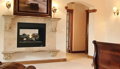 Superior DRT3500 Series 35" Direct Vent See-Through Fireplace with Dual Fire, Natural Gas (DRT35STDEN) (F1407)