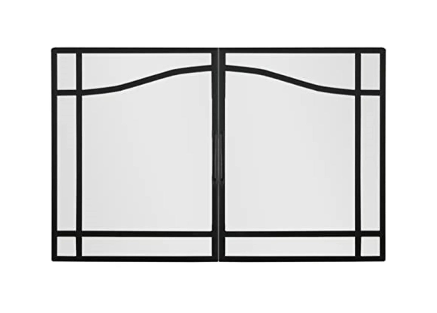 Dimplex 39” Black Glass Swing Door Kit for BF39 Fireplaces (BFSDOOR39BLK)