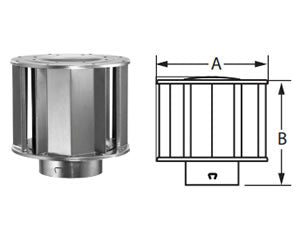 10 High-Wind Cap B-Vent