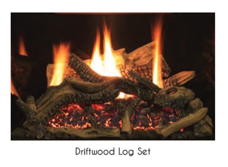 Log Set, Driftwood, Ceramic Fiber