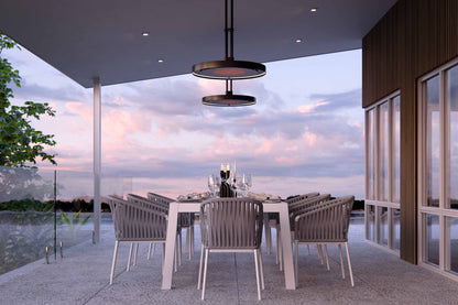 24” Ceiling Pole - Curved (Eclipse Electric )