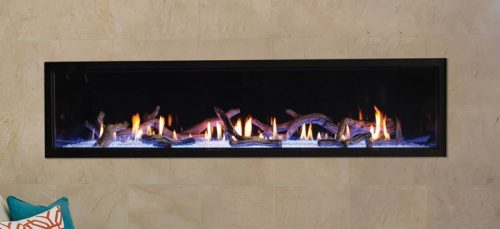 Empire Comfort Systems Boulevard 72 Direct Vent Linear Fireplace, Natural Gas (DVLL72BP90N)