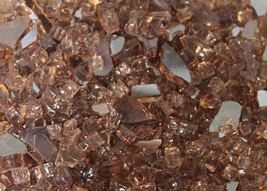 Empire Comfort Systems 14 Copper Reflective Crushed Glass, Approx 1 sq. ft. (DG1BCR)