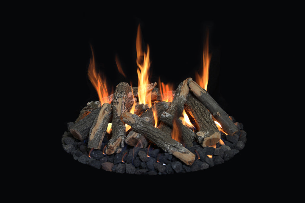 Grand Canyon Gas Logs Arizona Weathered Oak 30"/36" Firepit 16 Piece Gas Log Set