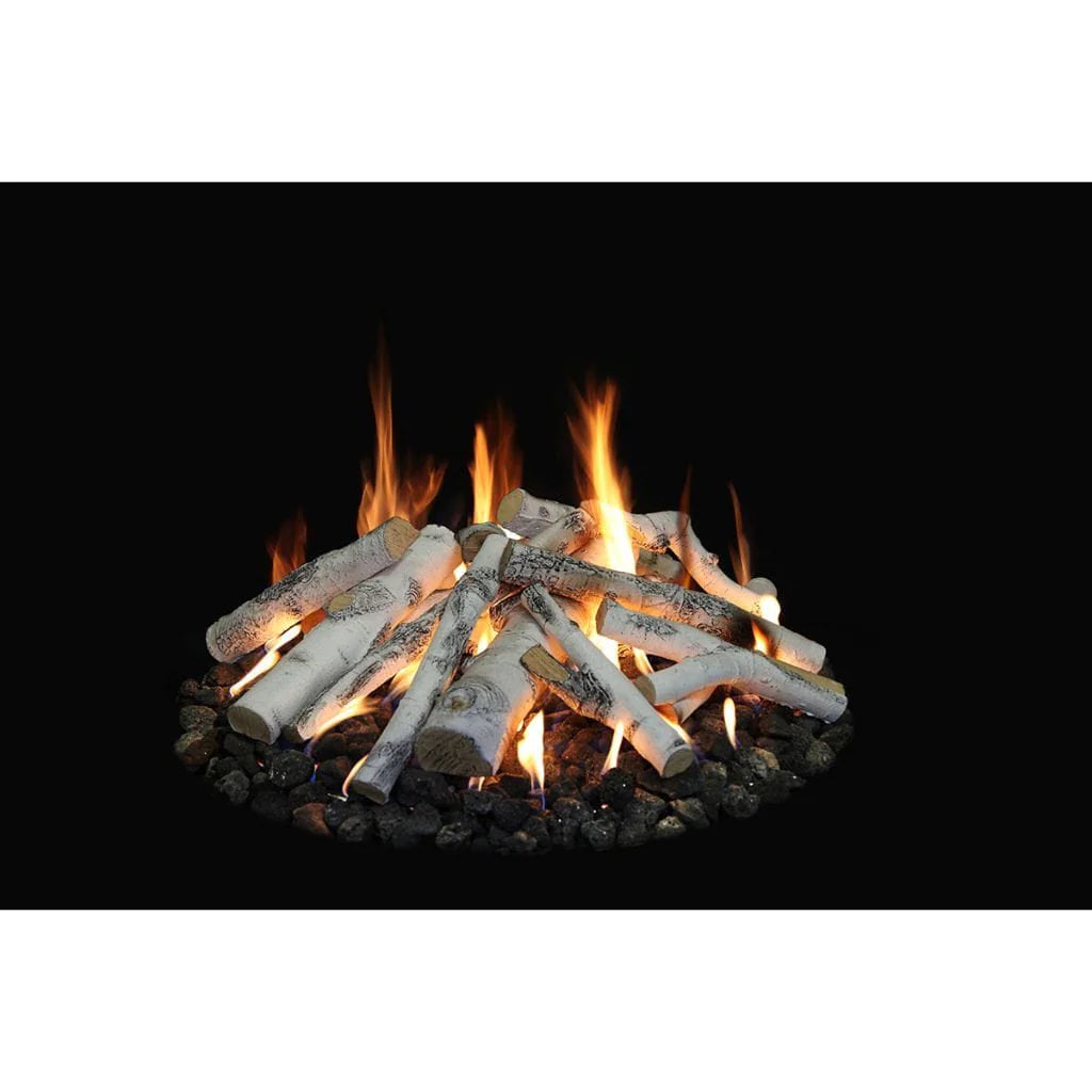 18 Ng Round Flat Stack Burner Kit (Logs Not Included)