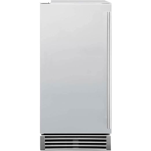 Summerset 15-Inch UL Outdoor Rated Ice Maker w/Stainless Door