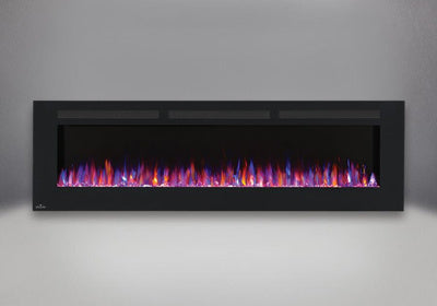 Allure 32 Electric Fireplace Glass Front Blk