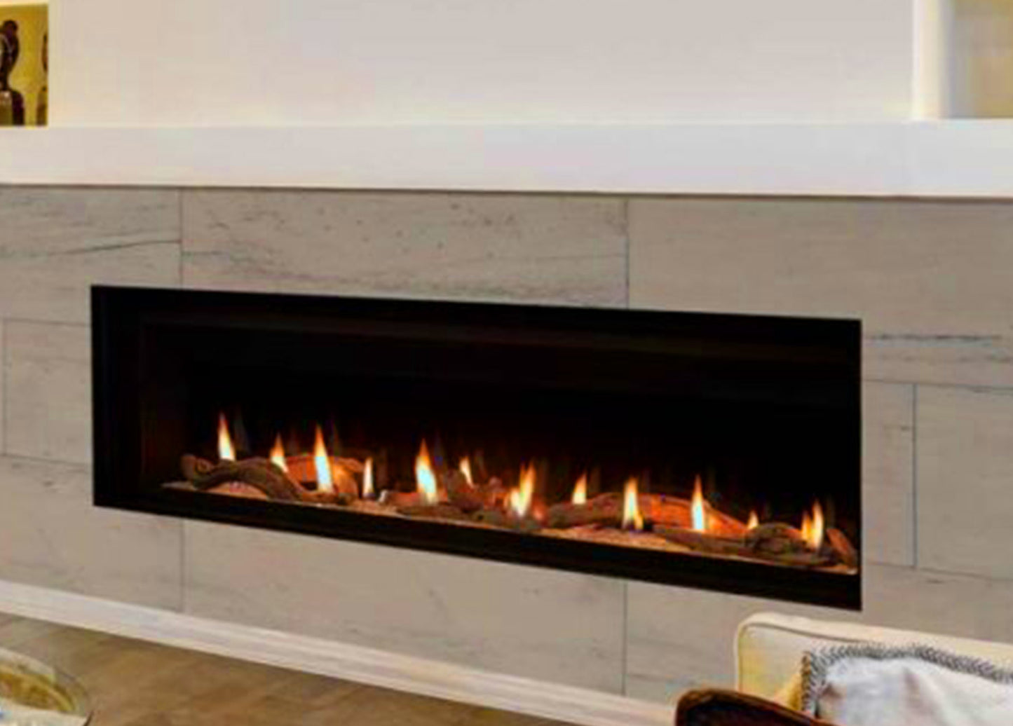 Superior DRL6000 Series 72" Direct Vent Linear Fireplace, Natural Gas (DRL6072TEN) (F4391)