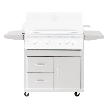 Cart, 32" - fits SIZ32 and SIZPRO32 Grill - Fully Assembled Door & 2-Drawer Combo