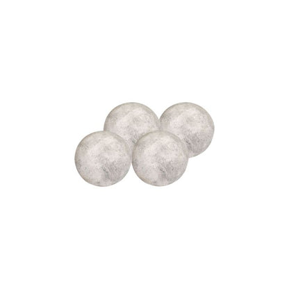 6 Cannonballs - 4 Piece Set - Silver