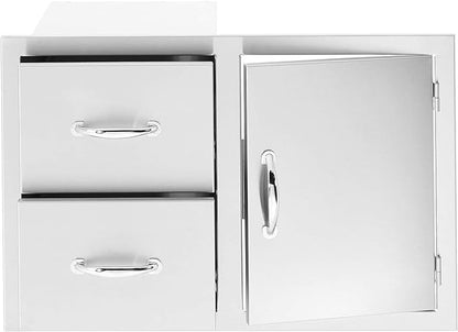 Summerset 2-Drawer/1-Door Combo, 42-Inch (SSDC2-42)