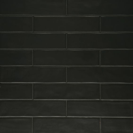 Liner - Black Porcelain Walls With Matte Black Ceiling And Floor Liner - Cottage Brick (Dvct40)