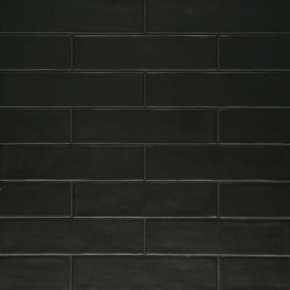 Liner - Black Porcelain Walls With Matte Black Ceiling And Floor Liner - Cottage Brick (Dvct40)