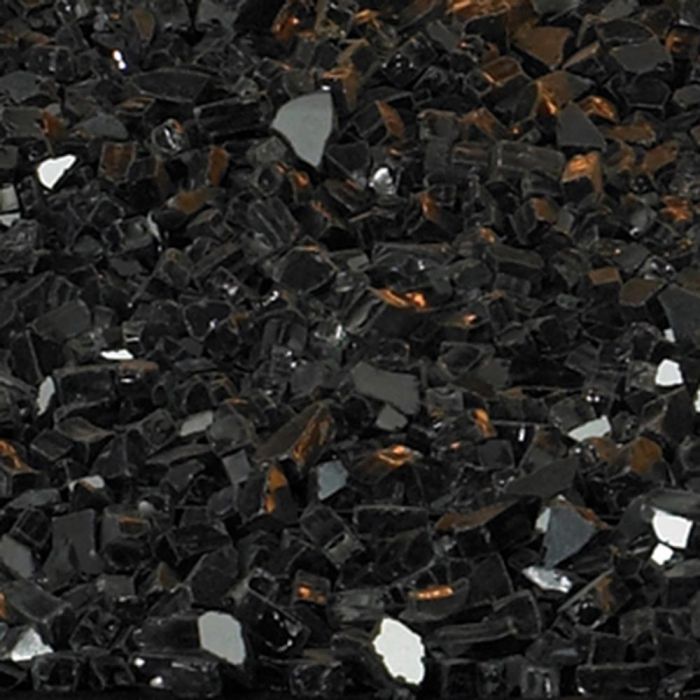 Empire Comfort Systems 14 Black Polished Crushed Glass, Approx. 1 sq. ft. (DG1BKP)