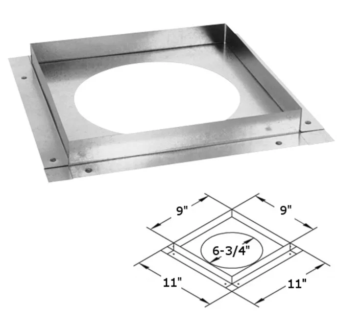 Ceiling Firestop (4x6) Direct Vent (963)