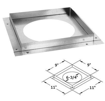 Ceiling Firestop (4x6) Direct Vent (963)