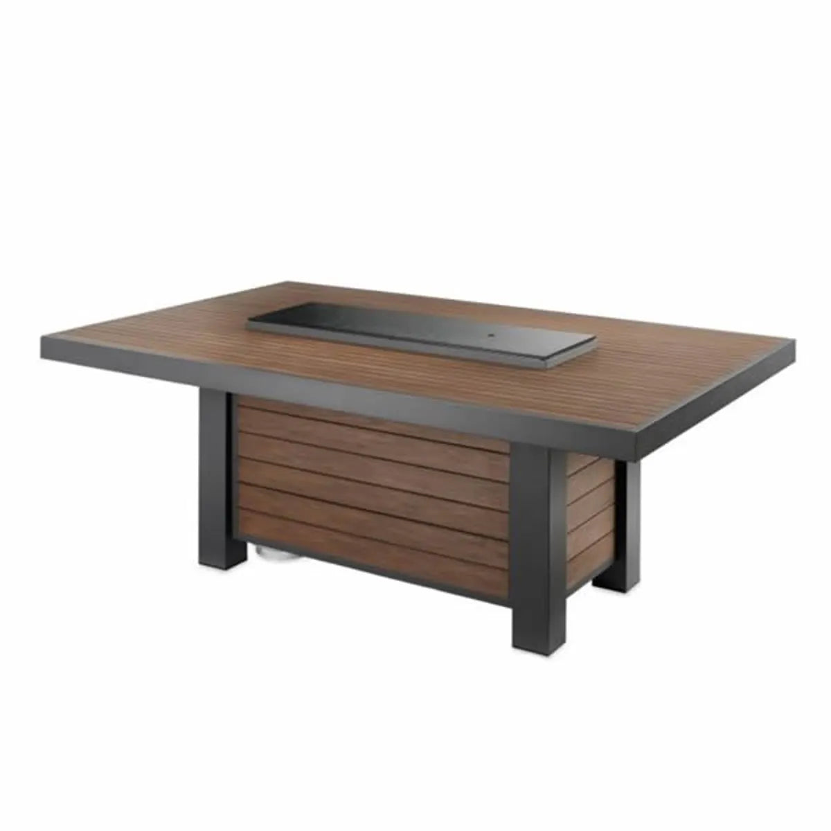 Outdoor Great Room Kenwood Linear Dining Height Fire Table