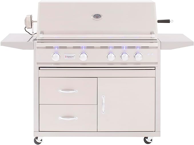 Summerset Professional Grills Door & 2-Drawer Combo Cart for 38" TRL - CART-TRL38-DC