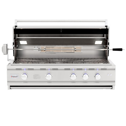 Summerset TRL Deluxe 44-Inch 4-Burner Built-In Propane Gas Grill With Rotisserie - TRLD44A-LP