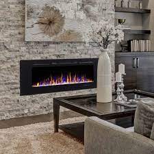 Modern Flames 60" Challenger Wall Mount/Recessed Linear Electric Fireplace