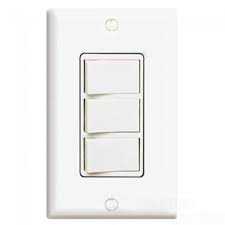 3 toggle wall switch for multi-color selection