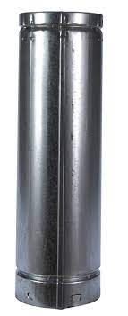 12-18 Adj Pipe Length (3x5) Concentric Vent Stainless Inner