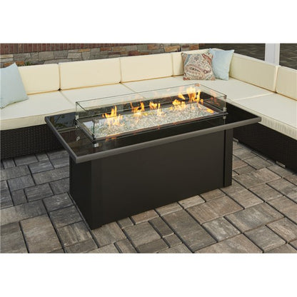 Outdoor Great Room Monte Carlo Linear Fire Pit Table