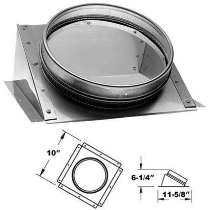 30° Stove Connector (round-round)