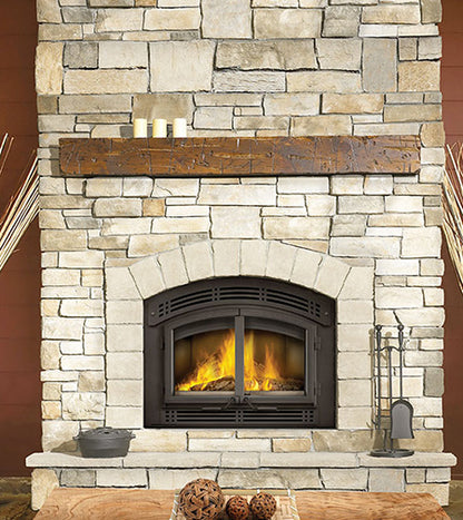 High Country Linear Mass Wood Burning Fireplace