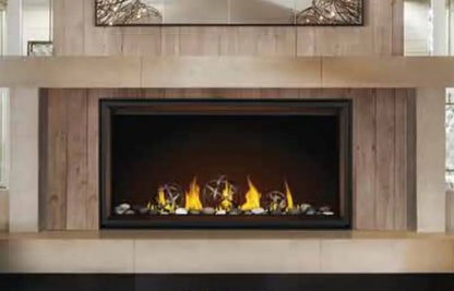 74" Ng Tall Linear Vector Direct Vent Fireplace, Electronic Ignition