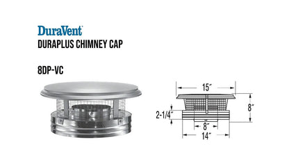 8 Chimney Cap Duraplus (9284)