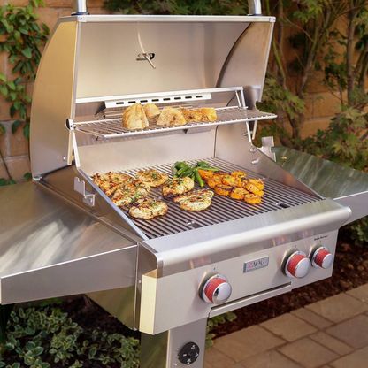 American Outdoor Grill (AOG) T Series 24 Freestanding In-Ground Post 2 Burner Grill, Natural Gas (24NGT-00SP)